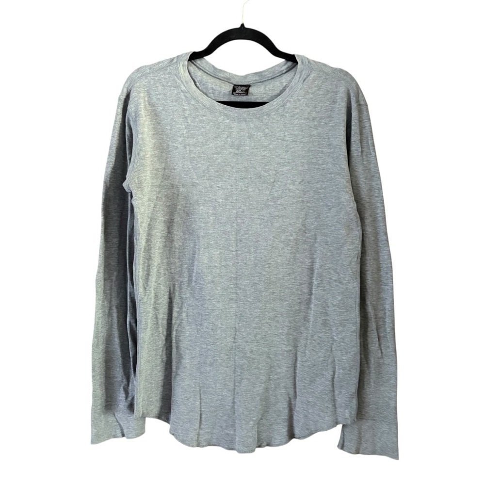N(N) by Number (N)ine Gray Long Sleeve Top Size 4 Streetwear Japanese